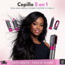 Cepillo Secador 5 en 1: Seca, Alisa, Ondula, Volumen y Protege tu Cabello