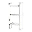 Organizador Multiuso de 3 Niveles - Baño, Cocina y Lavandería