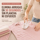 Mini Plancha a Vapor Portátil - Sin Arrugas en 5 Minutos