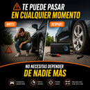 Compresor de Aire Portátil con Manómetro – Inflado Rápido (Auto, Moto, Bicicleta)