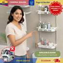 Organizador Multiuso de 3 Niveles - Baño, Cocina y Lavandería