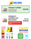 Mini Licuadora Portátil con USB recargable