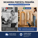 SecaRápido™ -  Secadora de Ropa Compacta, Portátil y ⚡ Seca tu ropa incluso en los días más lluviosos