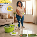 Trapeador Giratorio 360º - Incluye 1 mopa de repuesto GRATIS